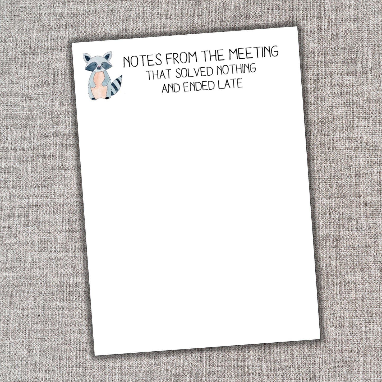 Notes from Meeting