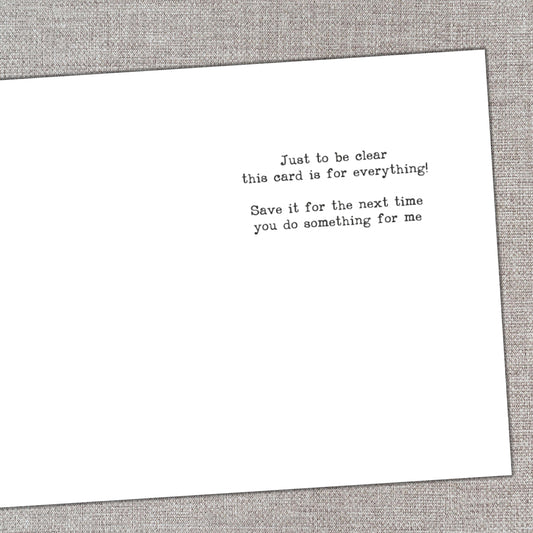 Thanks for Everything