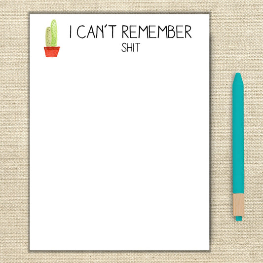 Can't Remember Notepad Wholesale