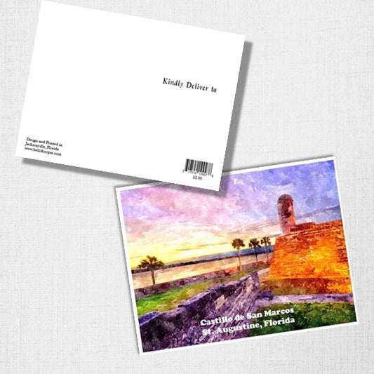 Castillo de San Marco Postcard