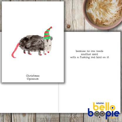 Christmas Opossum