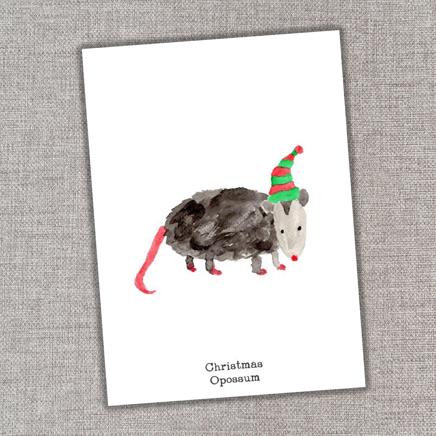 Christmas Opossum