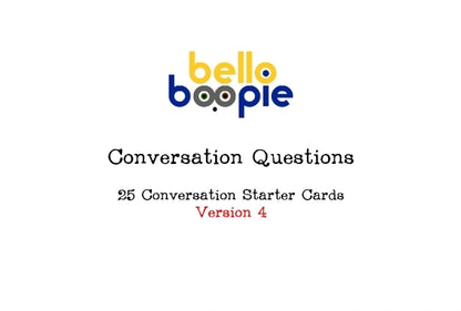 Conversation Starter Game - Version 4