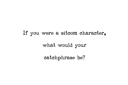 Conversation Starter Game - Version 5