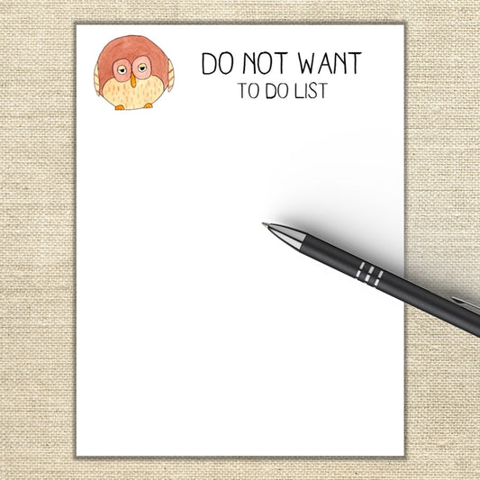 Do Not Want Notepad Wholesale