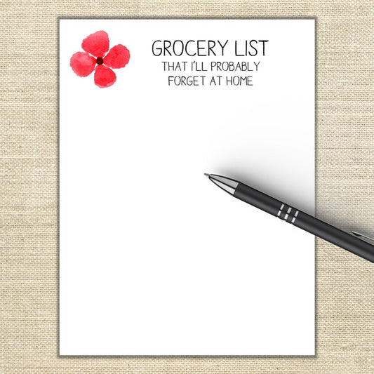 Grocery List Notepad Wholesale