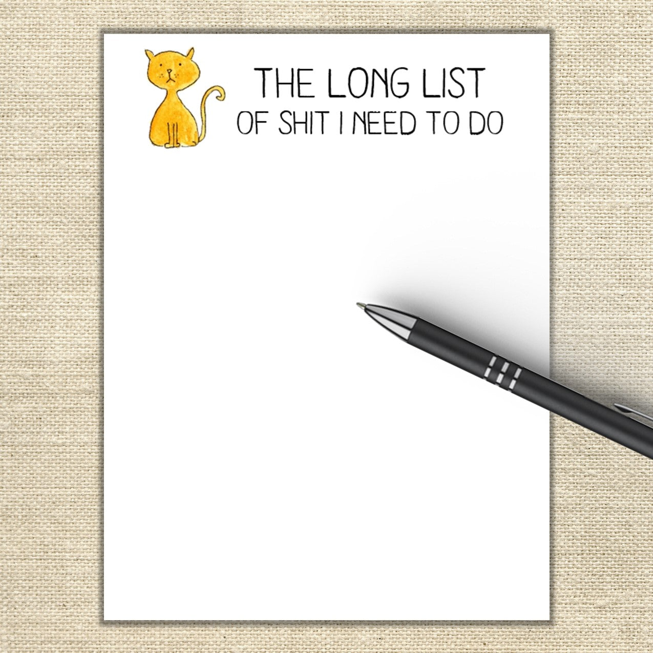 Long List Notepad Wholesale