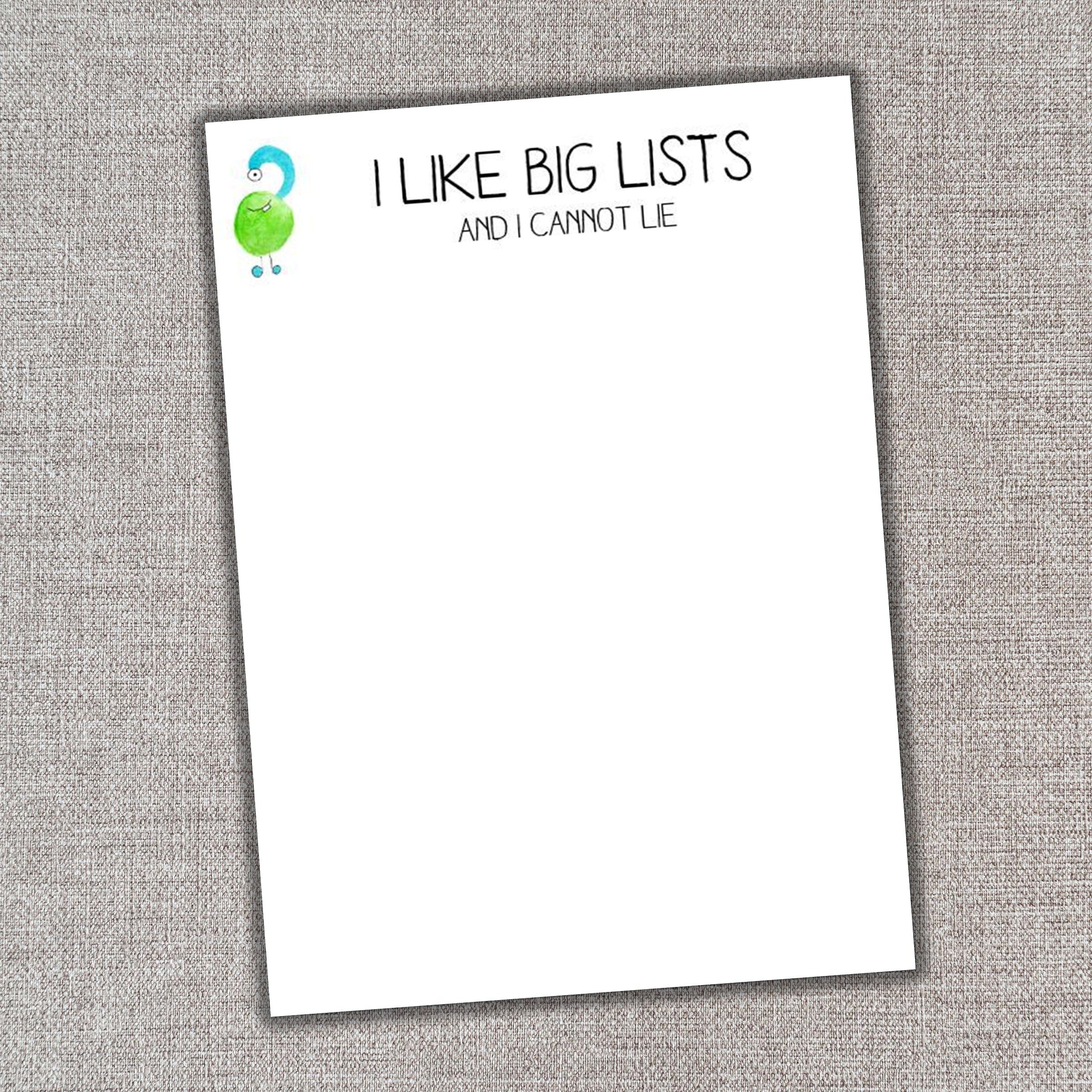 Funny Handmade Notepads that Curse by Bello Boopie
