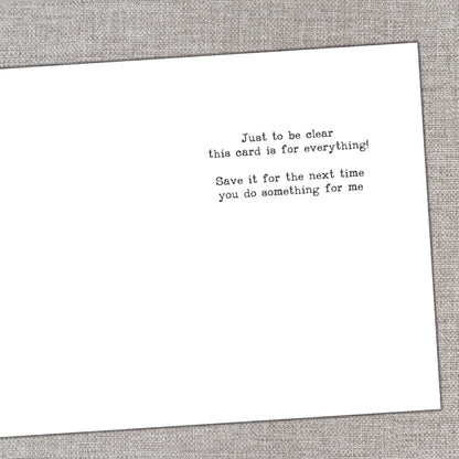 Thanks for Everything