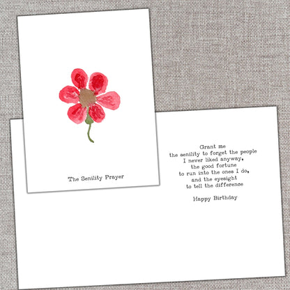 The Senility Prayer
