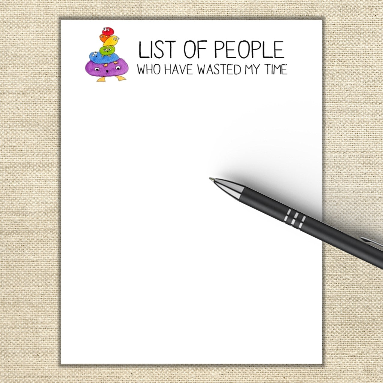 Wasted Time Notepad Wholesale