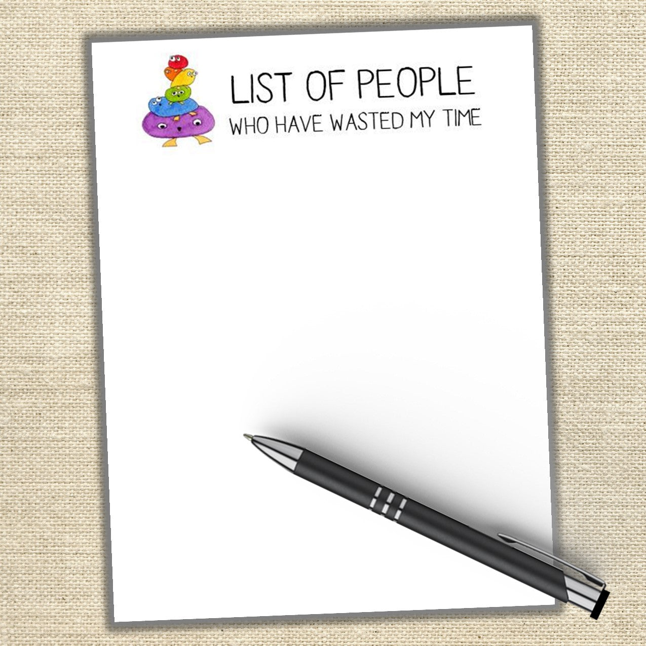 Funny Handmade Notepads that Curse by Bello Boopie