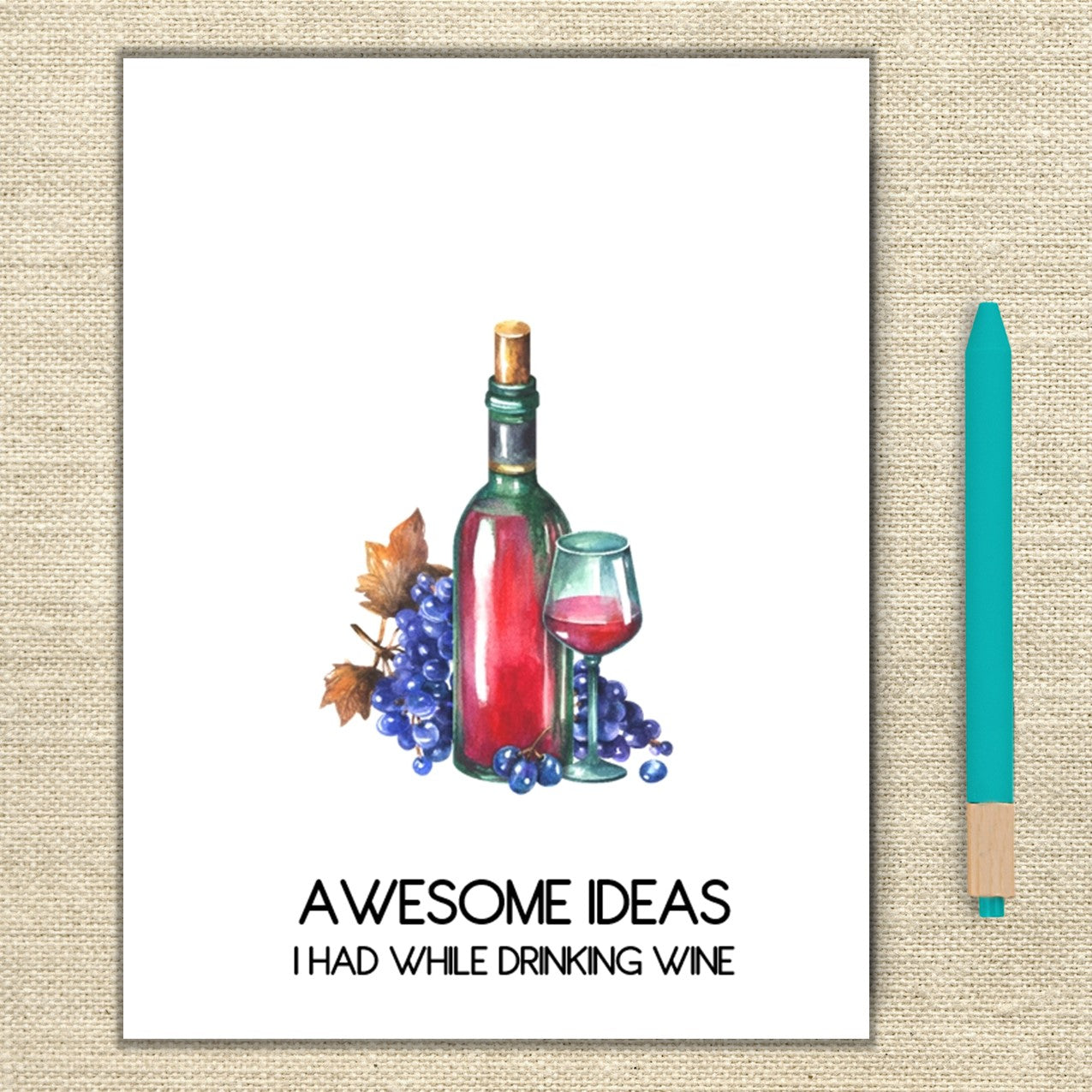 Wine Notebook Wholesale